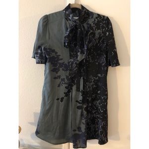 Black and gray dress